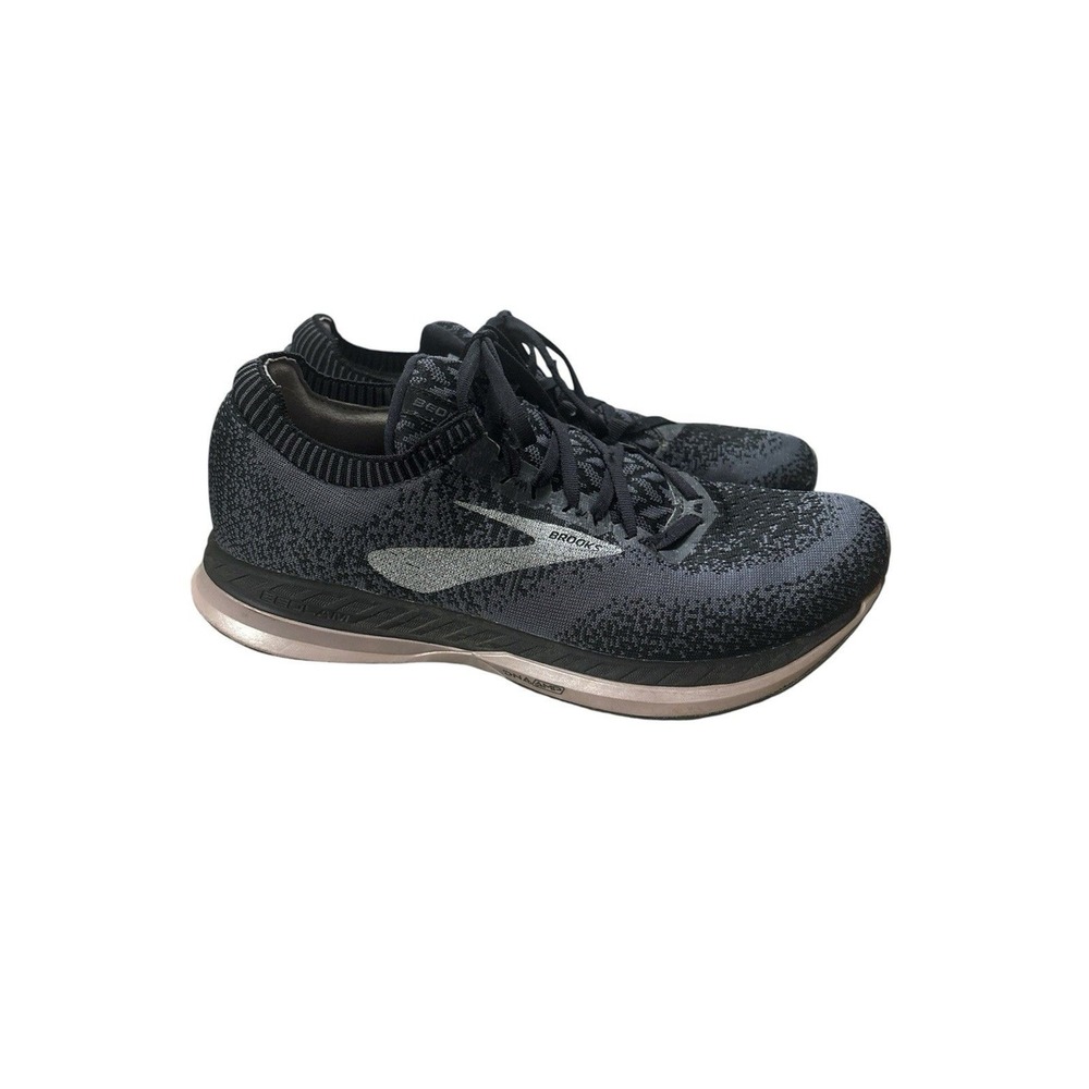 Brooks Bedlam Running Shoes Womens Size 9.5 Black And Gray Athletic Sneakers Gym